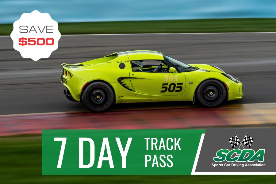 SCDA 7 Day Track Pass