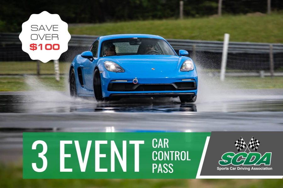 SCDA- 3 Event Car Control Clinic Track Pass