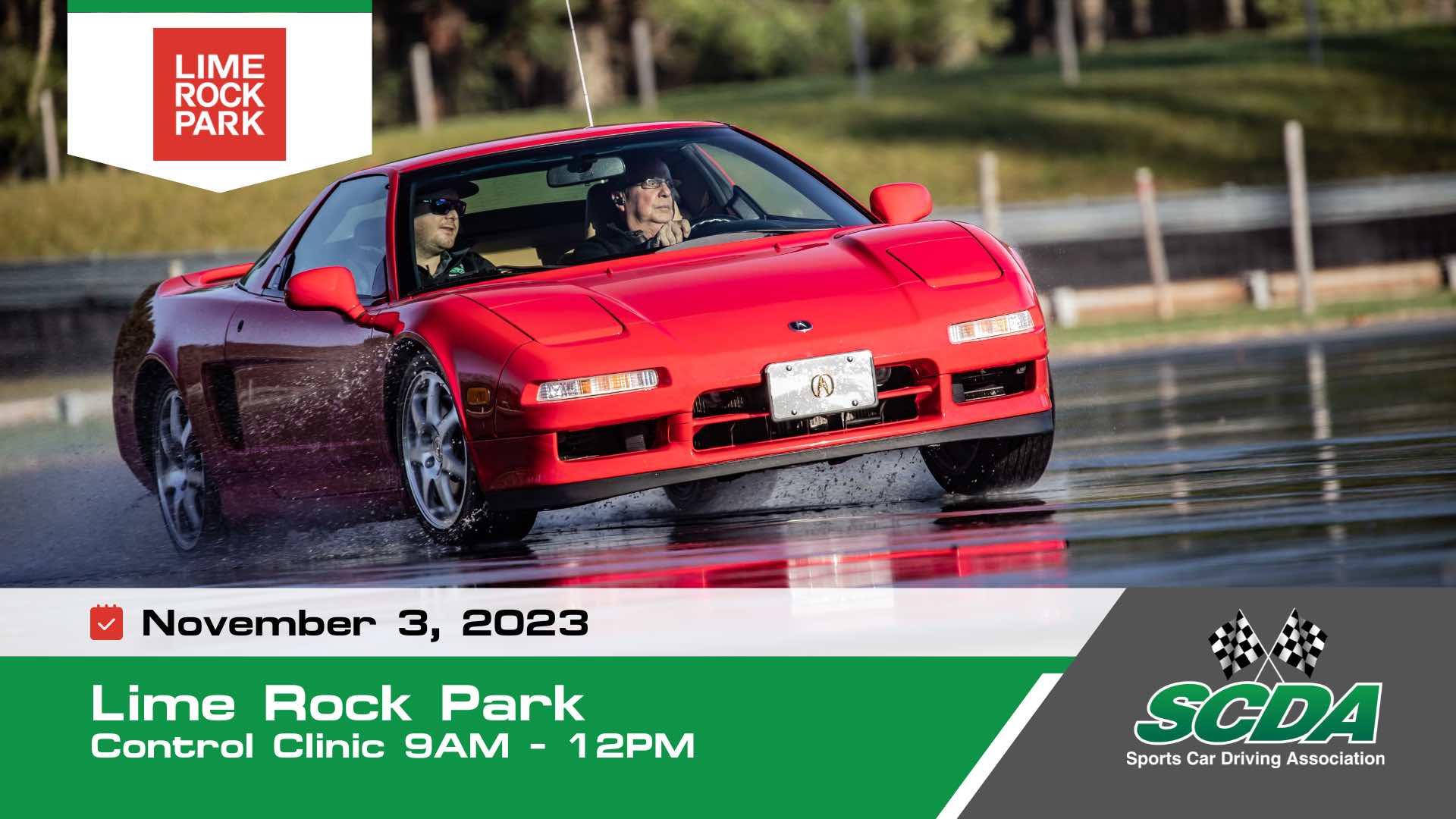 SCDA- Car Control Clinic-Lime Rock- 11/3/23