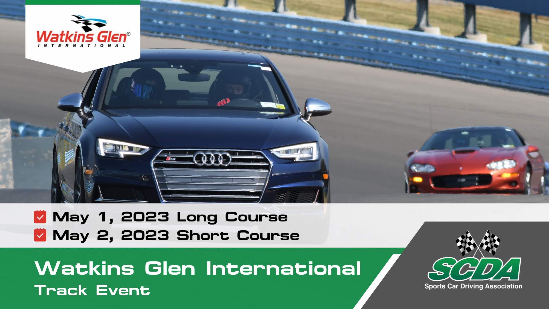 Watkins Glen International Track Day: Long course- 5/1 & NASCAR Short Course 5/2