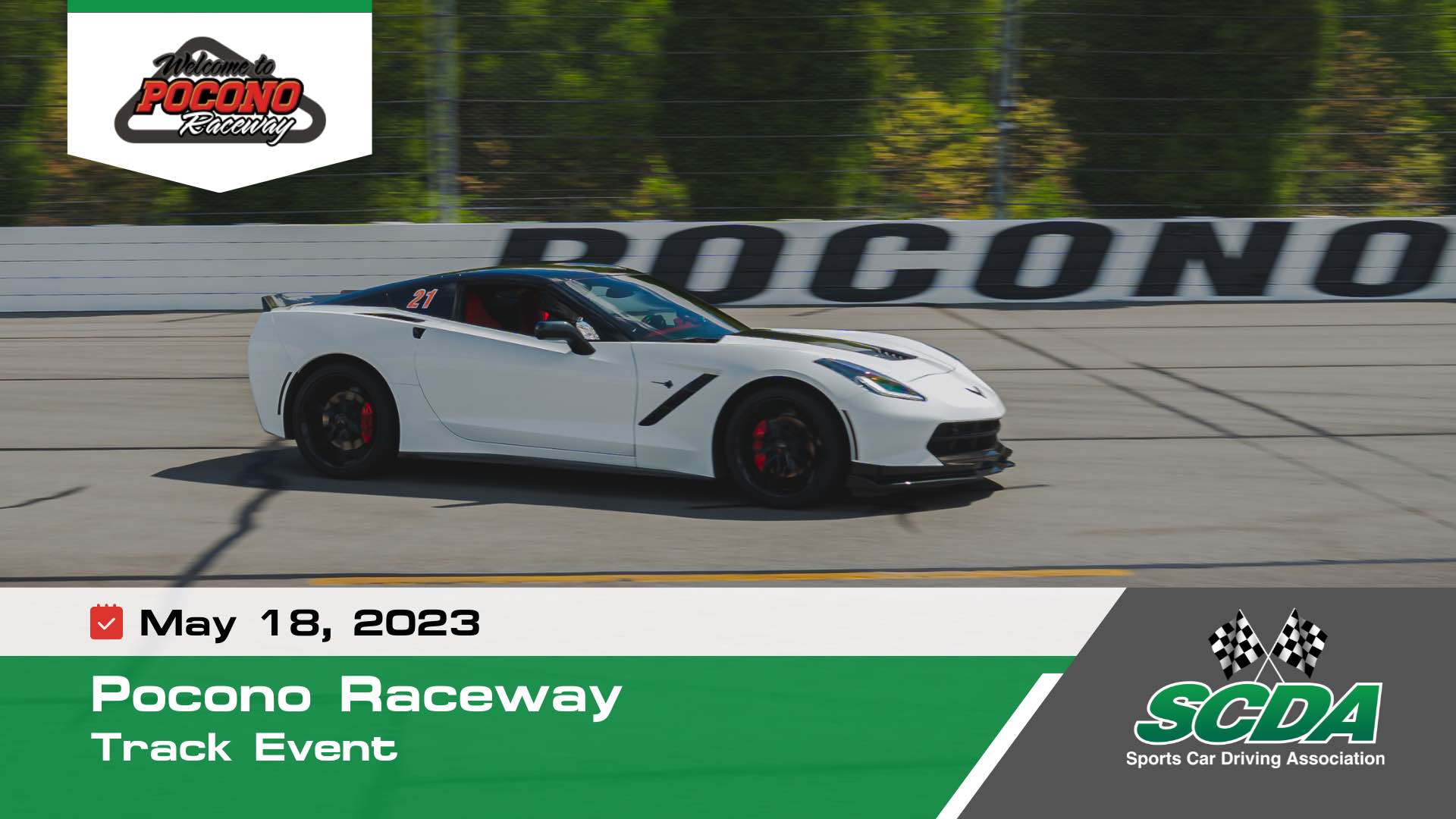 SCDA- Pocono Raceway- Track Day- May 18th