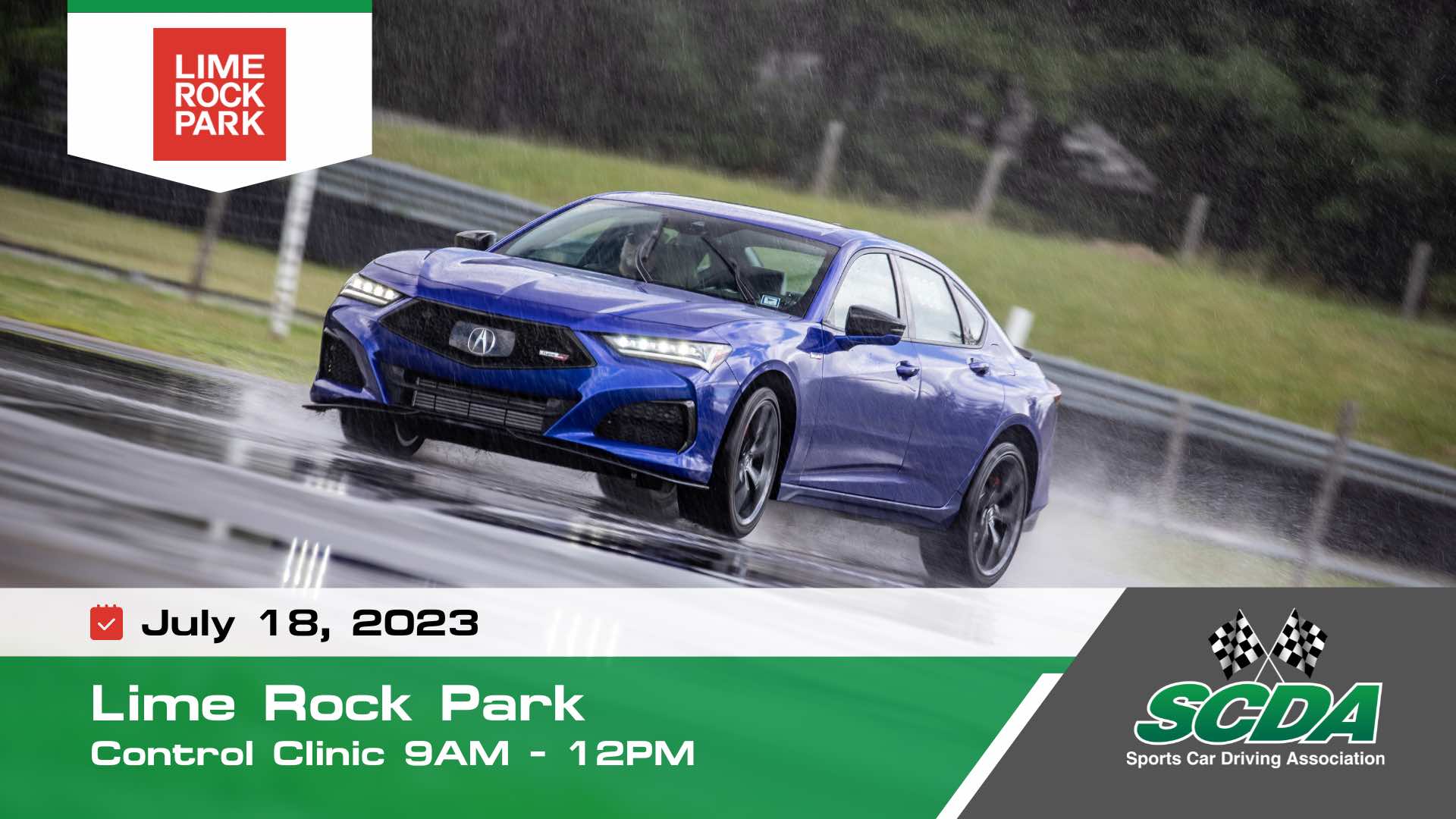 SCDA- Car Control Clinic-Lime Rock- 7/18/23