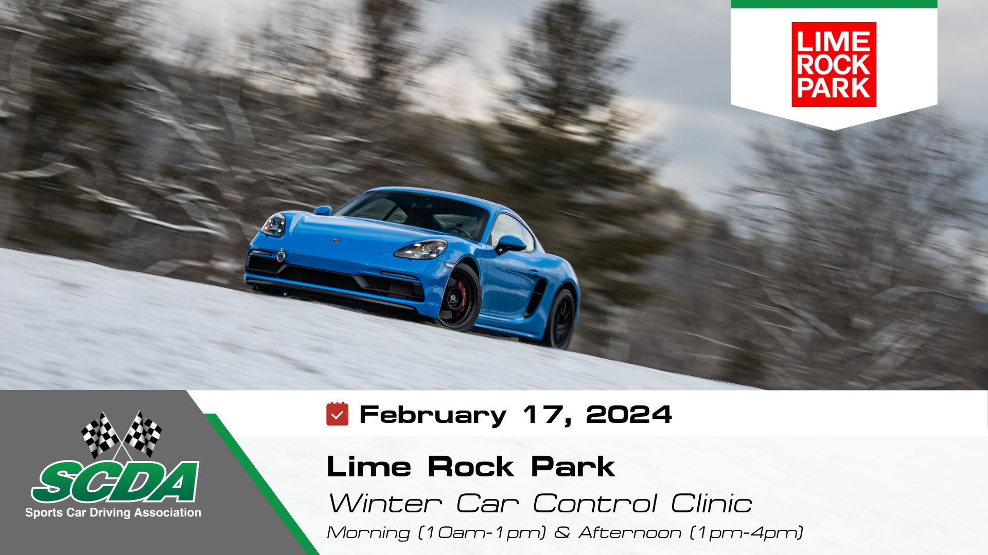 2-17-24 Winter Car Control Clinic Lime Rock