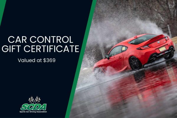SCDA Car Control Gift Certificate