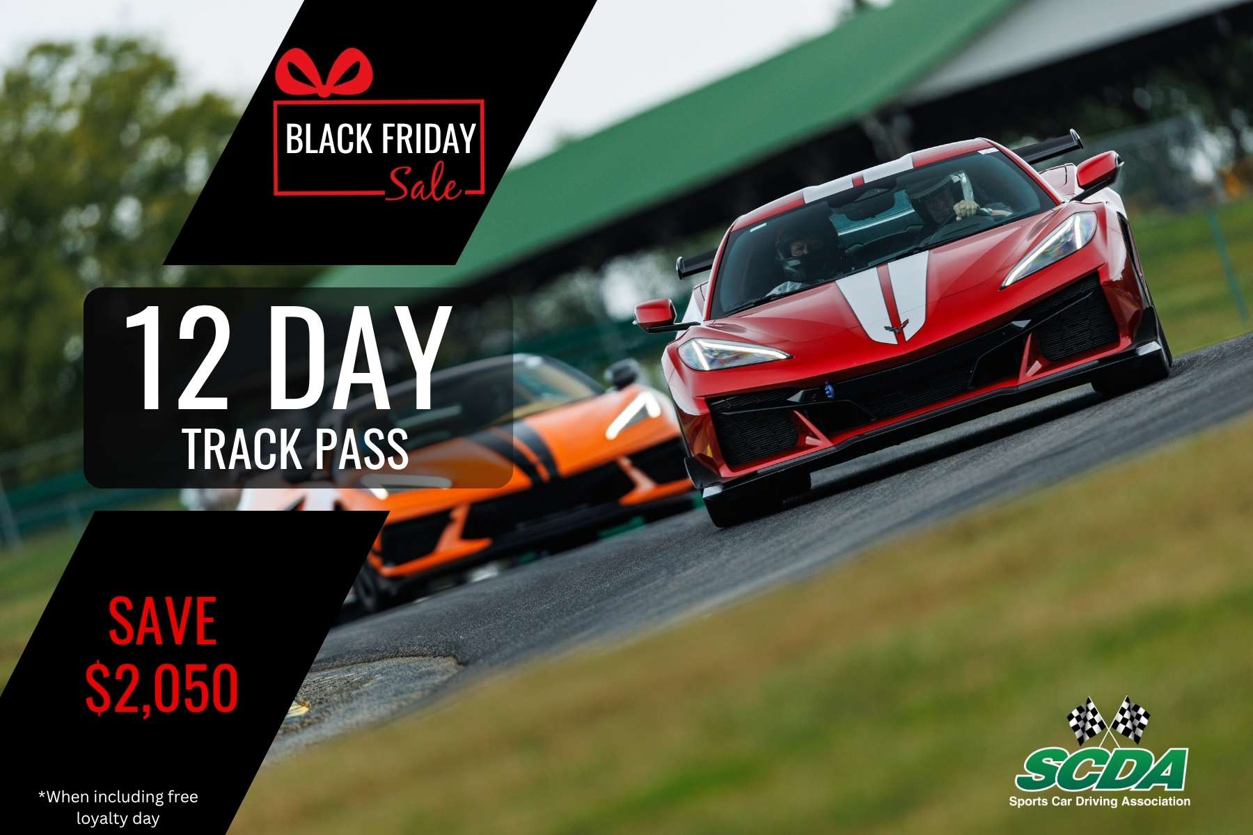 SCDA- 12 Day Track Pass- Pick any 12 event days