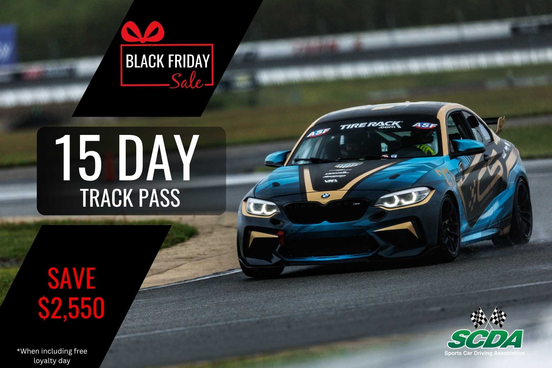 15 Day SCDA BF Track Pass