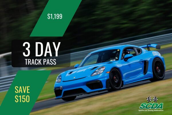 SCDA 3 Day Track Pass