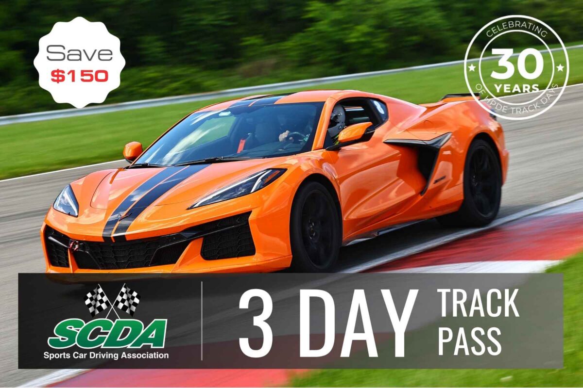 SCDA- 3 Day Track Pass- Pick any 3 event days