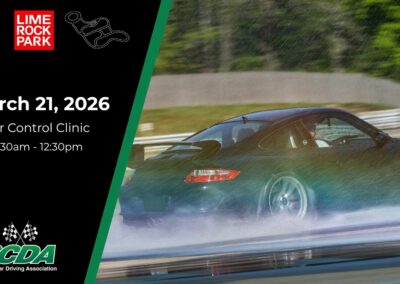 3-21-26 SCDA Lime Rock Car Control Clinic