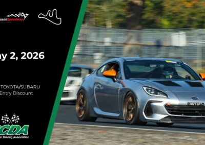 SCDA Thompson Speedway Track Day- May 2nd, 2026