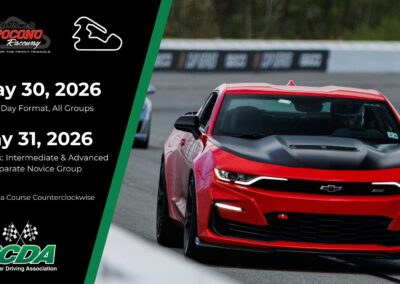 SCDA-POCONO Mega Course Track Day- May 30-31, 2026