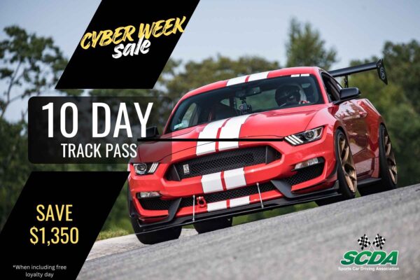 SCDA- 10 Day Track Pass- Pick any 10 event days