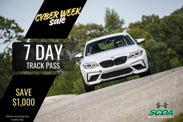 SCDA- 7 Day Track Pass- Pick any 7 event days